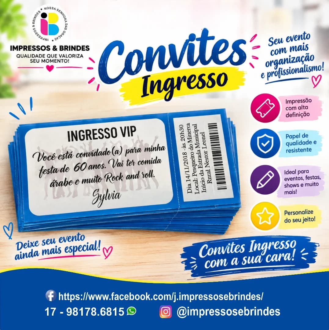 CONVITE IMGRESSO