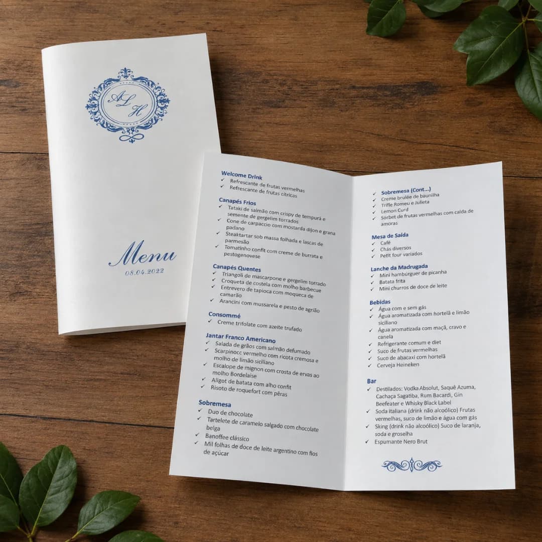 MENU / CARDÁPIO